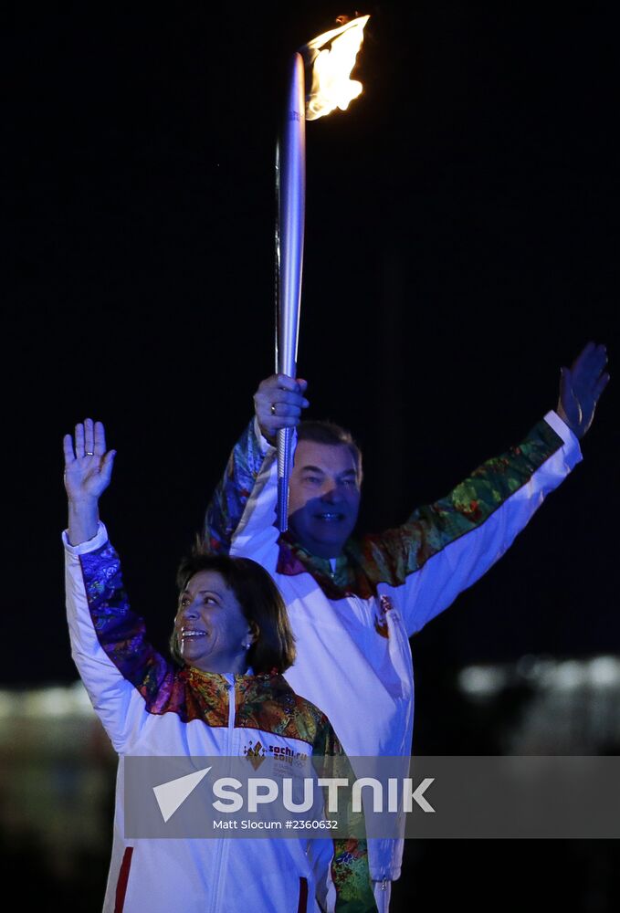 Opening ceremony of XXII Olympic Winter Games