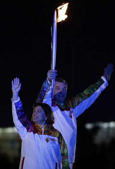 Opening ceremony of XXII Olympic Winter Games