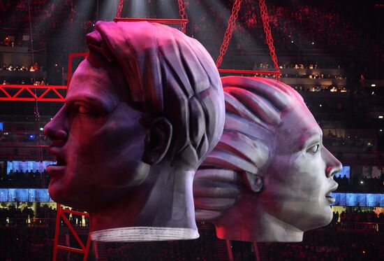 Opening ceremony of XXII Olympic Winter Games