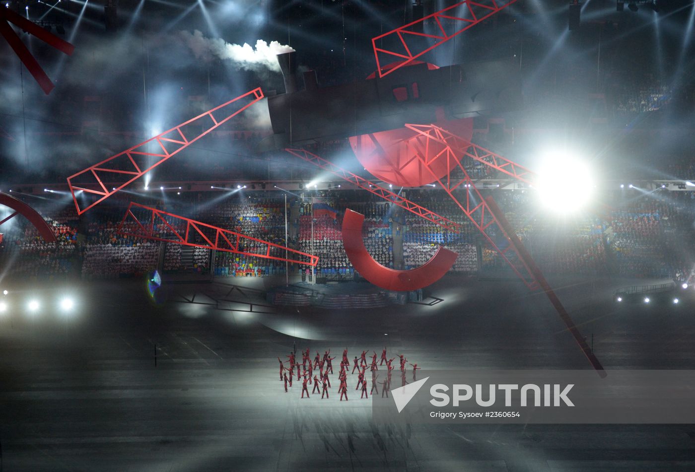 Opening ceremony of XXII Olympic Winter Games