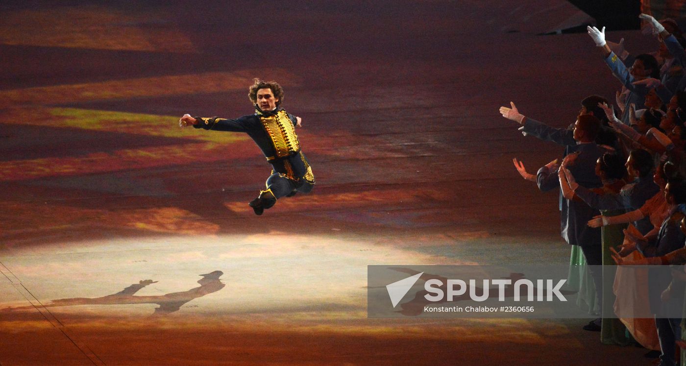 Opening ceremony of XXII Olympic Winter Games