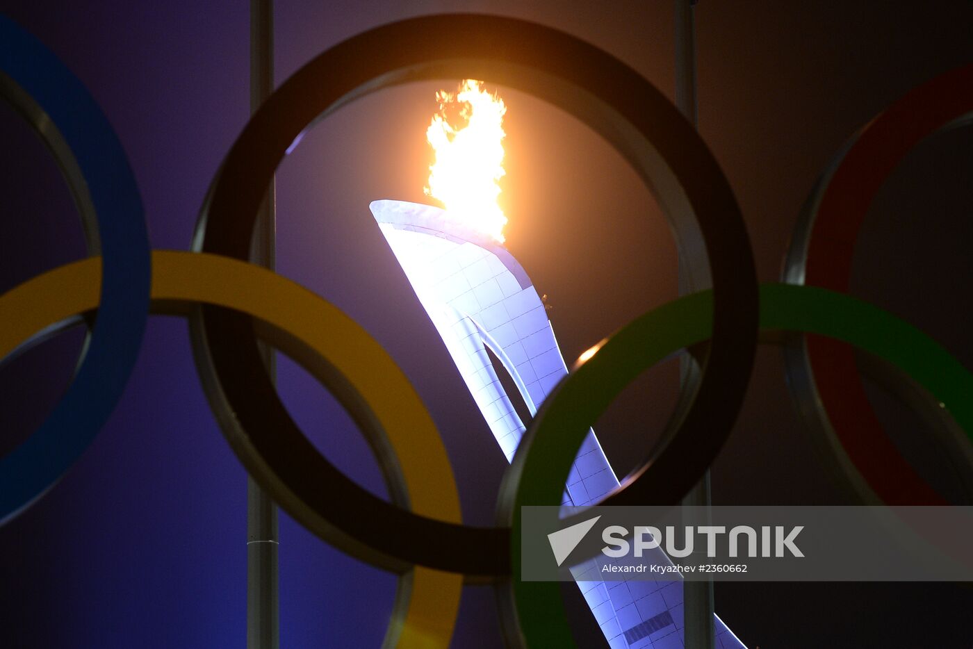 Opening ceremony of XXII Olympic Winter Games