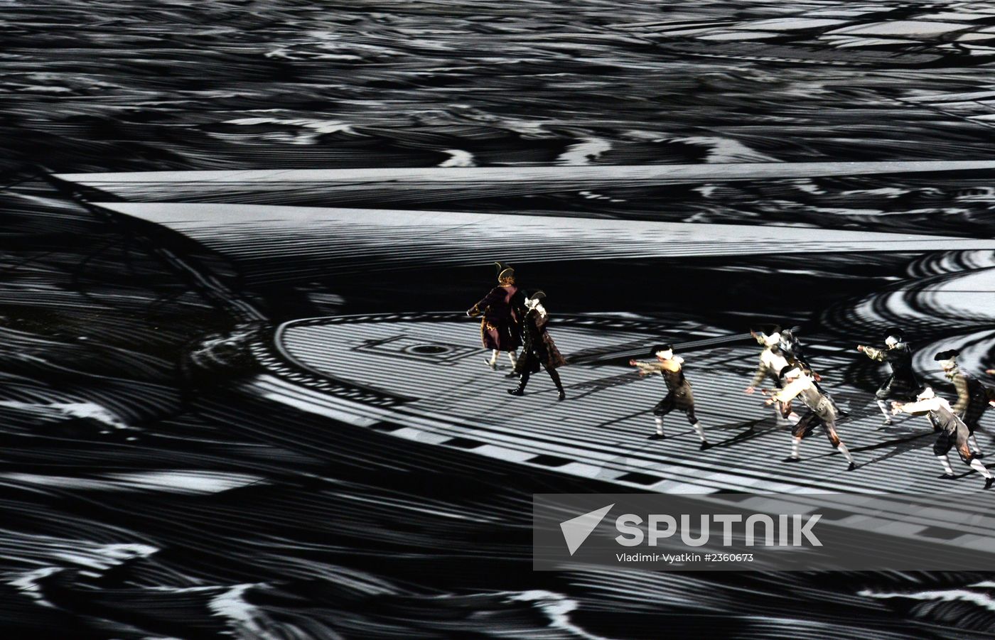 Opening ceremony of XXII Olympic Winter Games