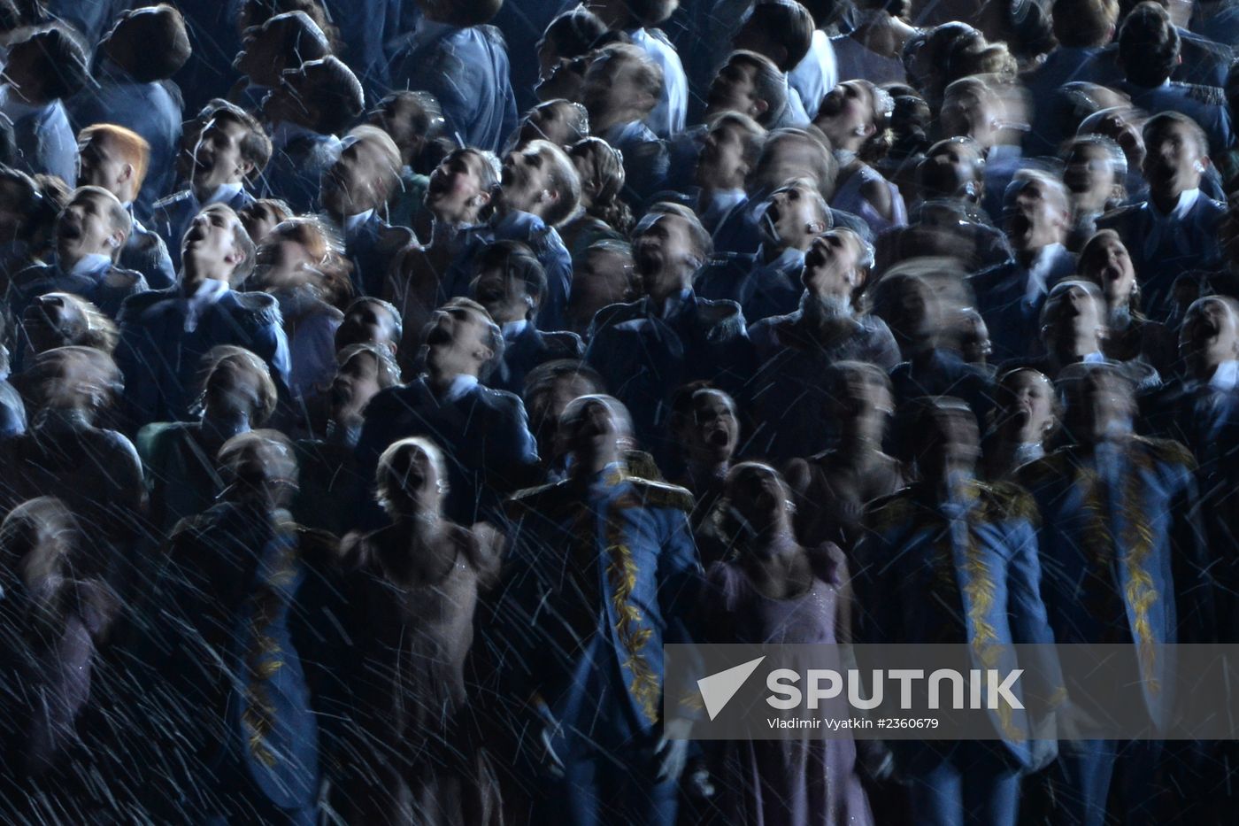 Opening ceremony of XXII Olympic Winter Games
