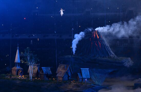 Opening ceremony of XXII Olympic Winter Games