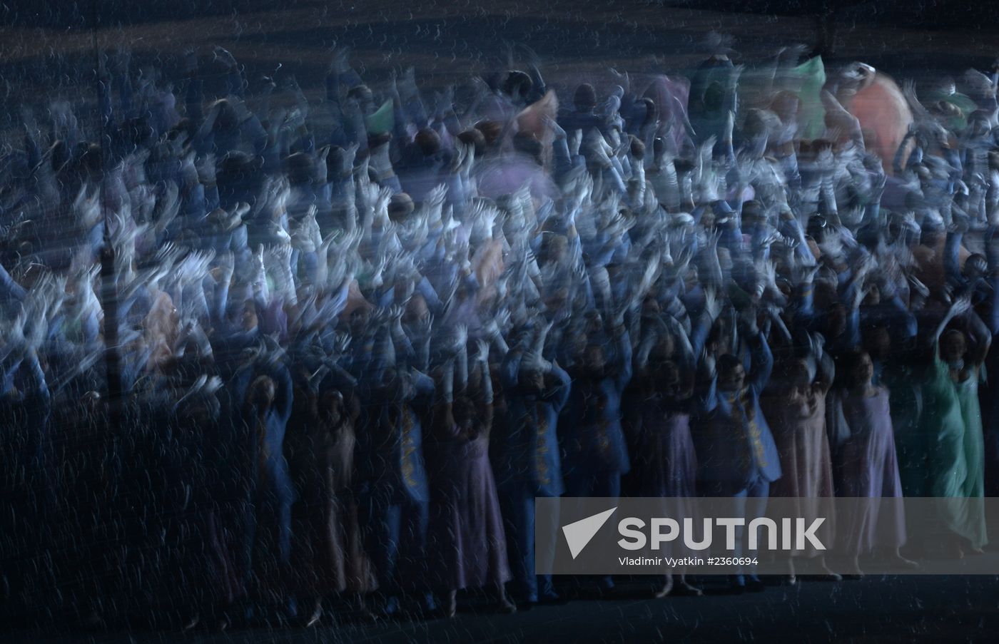 Opening ceremony of XXII Olympic Winter Games