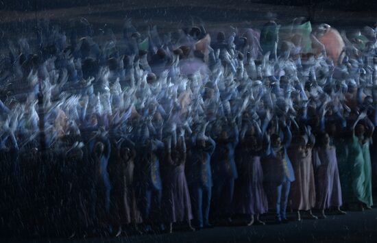 Opening ceremony of XXII Olympic Winter Games