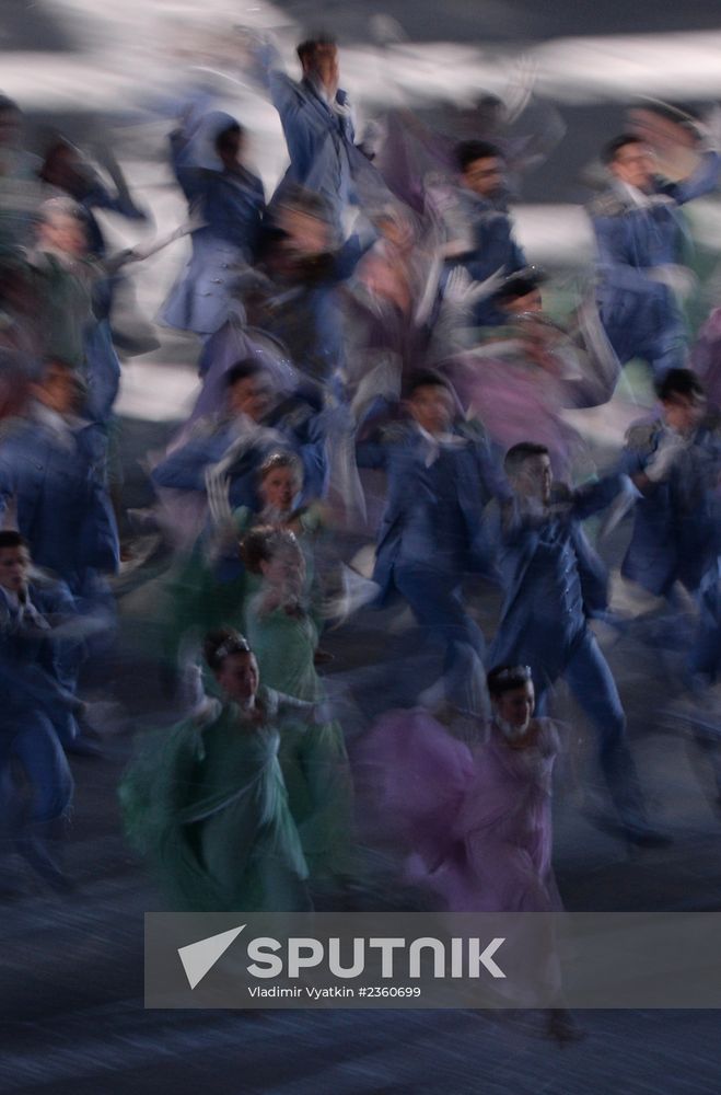Opening ceremony of XXII Olympic Winter Games