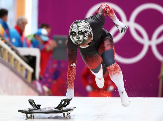 Winter Olympics 2014. Skeleton. Women. Training sessions