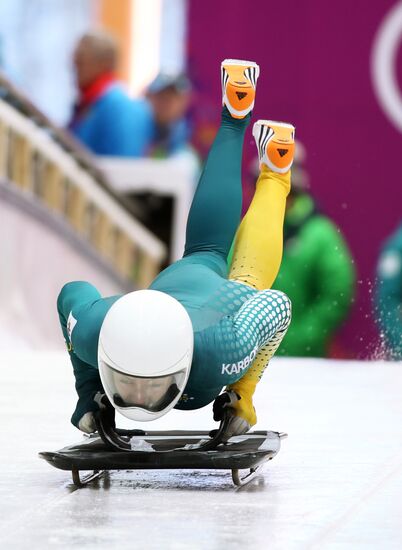 2014 Winter Olympics. Skeleton. Women. Training