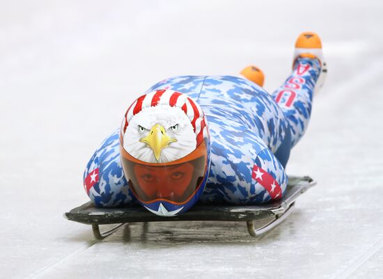 2014 Winter Olympics. Skeleton. Women. Training