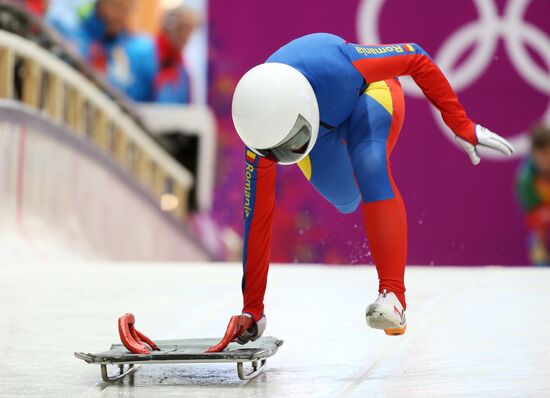 Winter Olympics 2014. Skeleton. Women. Training sessions
