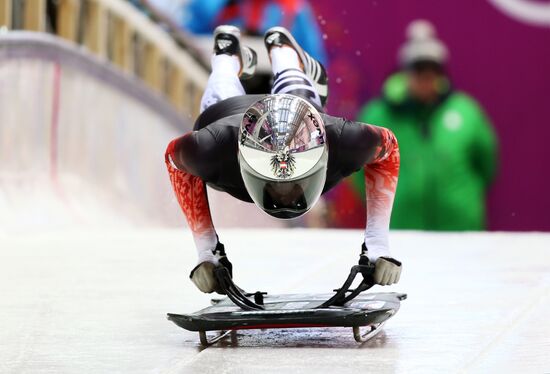 2014 Winter Olympics. Skeleton. Women. Training
