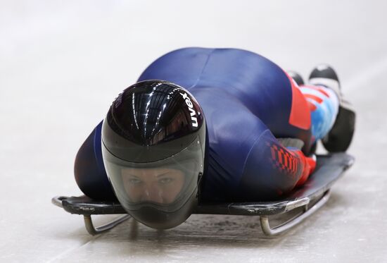2014 Winter Olympics. Skeleton. Women. Training