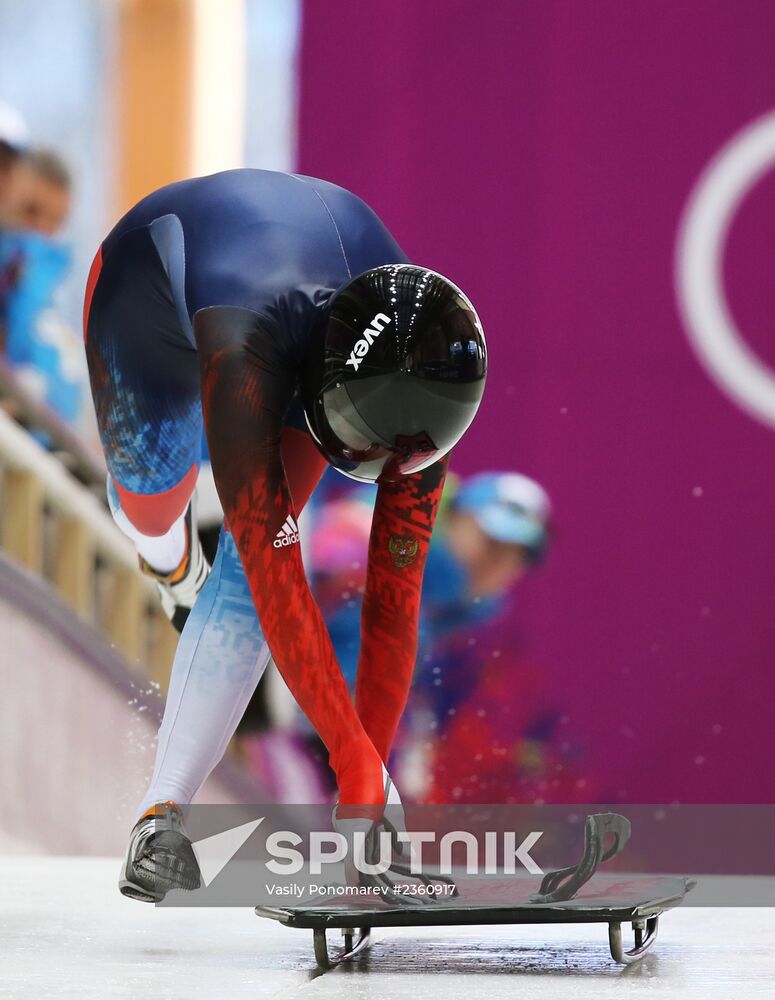 2014 Winter Olympics. Skeleton. Women. Training