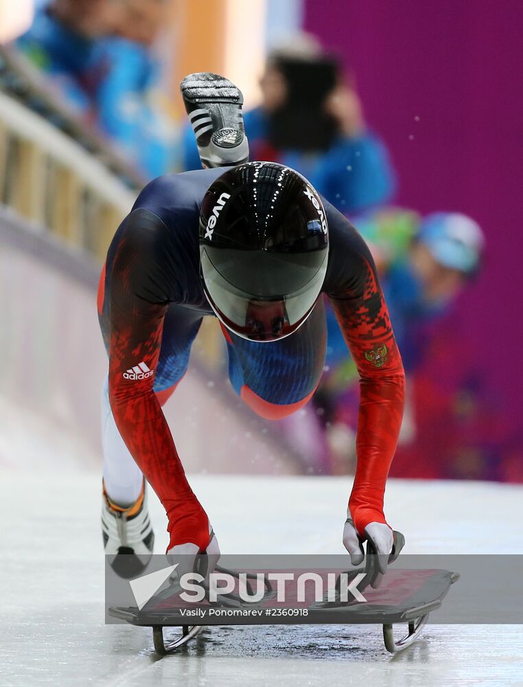 2014 Winter Olympics. Skeleton. Women. Training