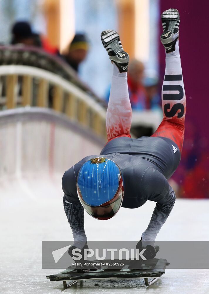 2014 Winter Olympics. Skeleton. Women. Training