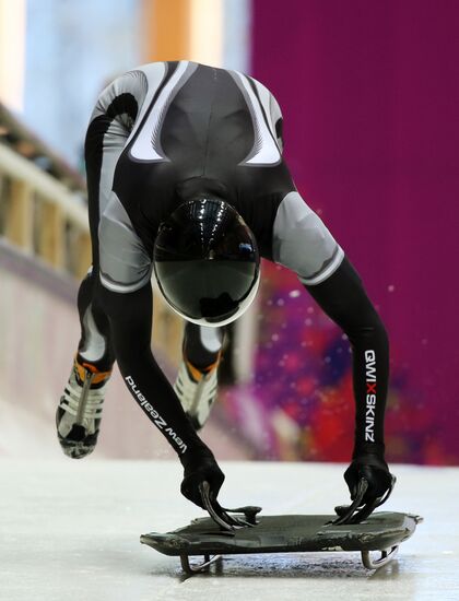 2014 Winter Olympics. Skeleton. Women. Training