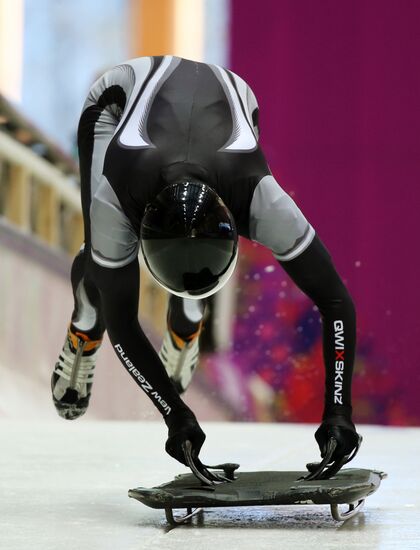 2014 Winter Olympics. Skeleton. Women. Training