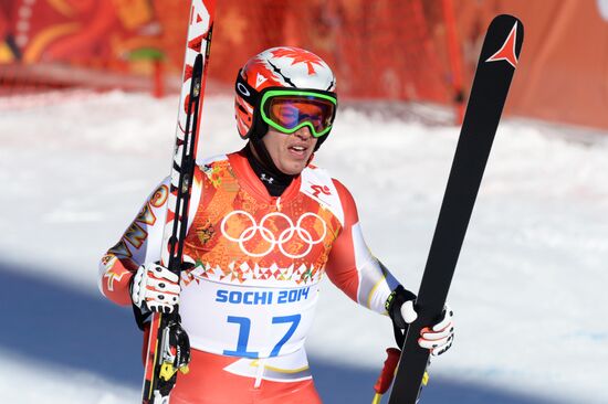 2014 Winter Olympics. Alpine skiing. Training sessions