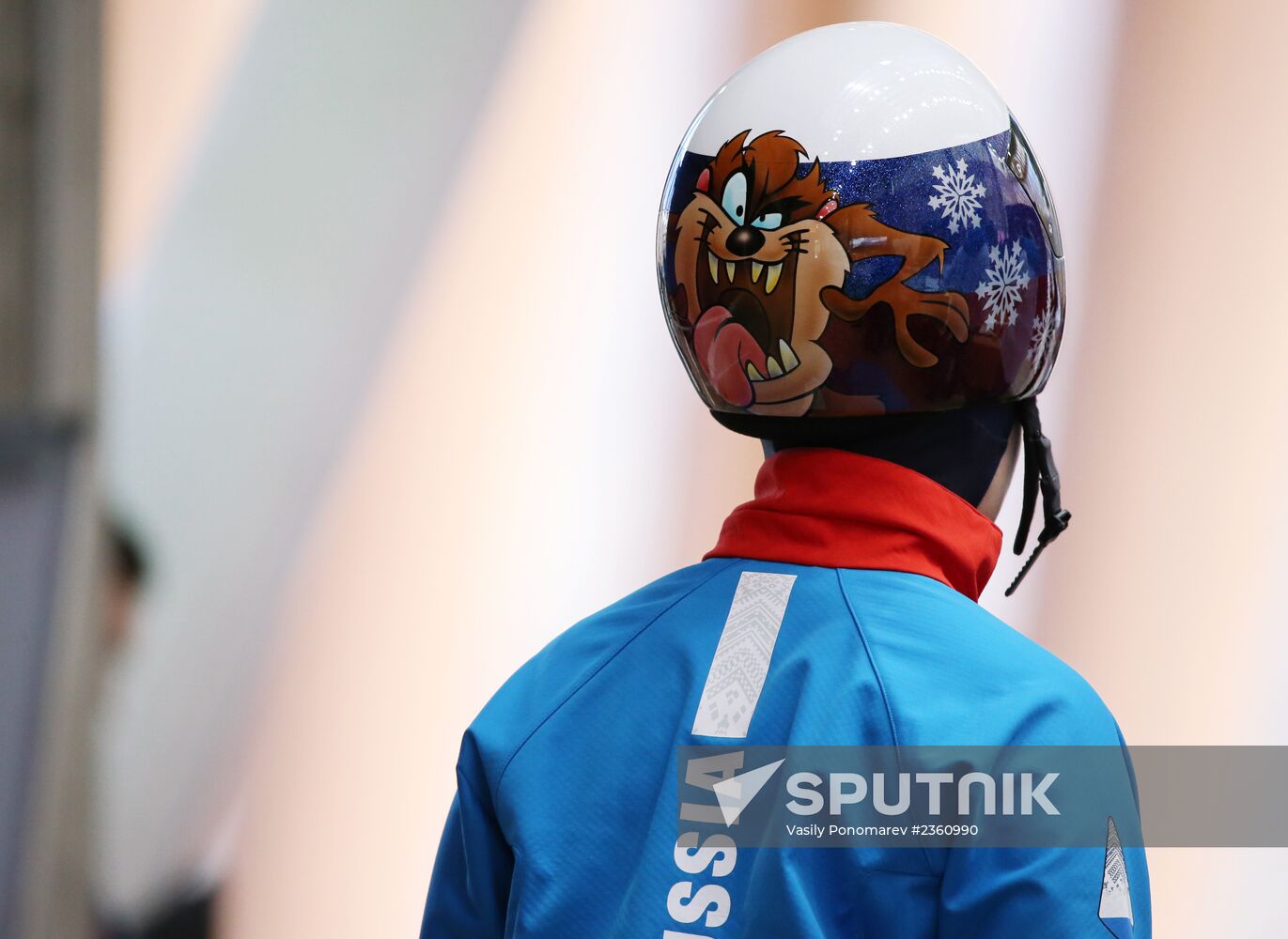 Winter Olympics 2014. Skeleton. Women. Training sessions