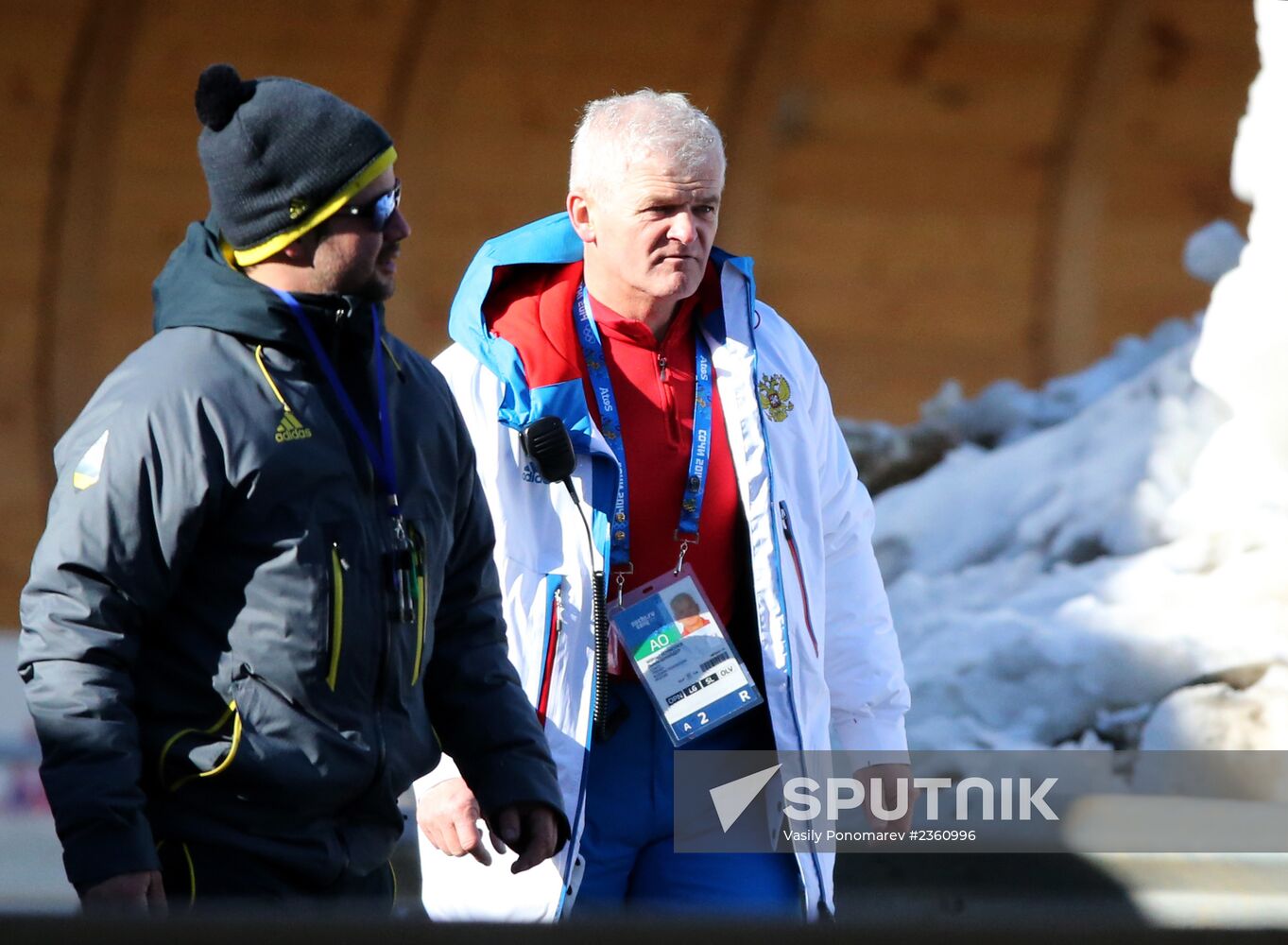 Winter Olympics 2014. Skeleton. Women. Training sessions
