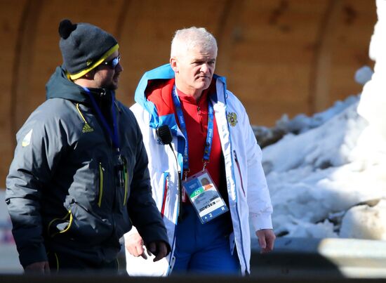 Winter Olympics 2014. Skeleton. Women. Training sessions