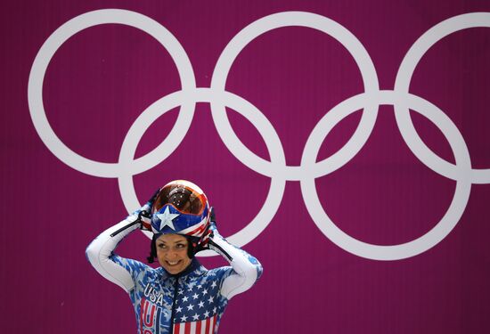 Winter Olympics 2014. Skeleton. Women. Training sessions