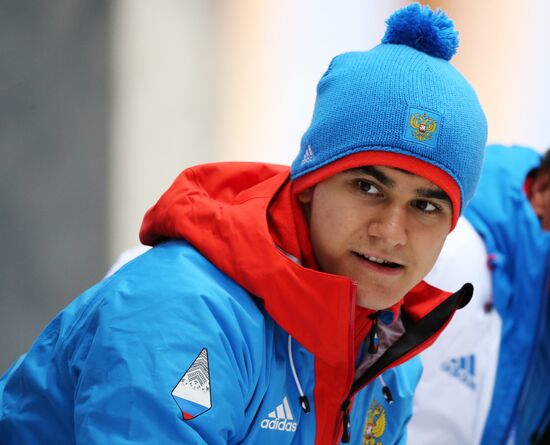 Winter Olympics 2014. Skeleton. Women. Training sessions