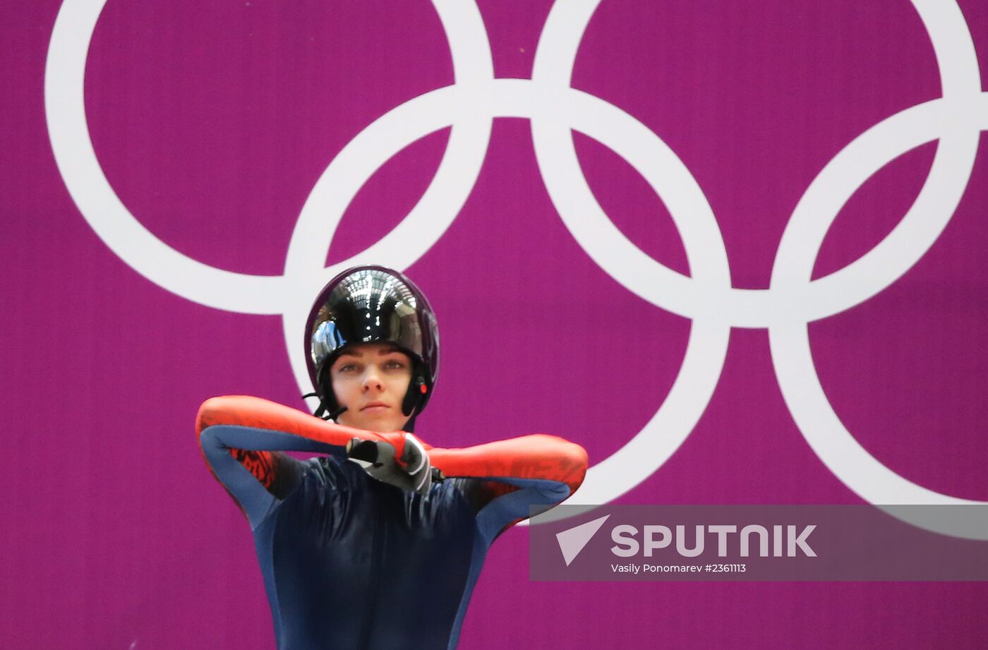 Winter Olympics 2014. Skeleton. Women. Training sessions