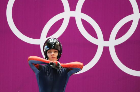 Winter Olympics 2014. Skeleton. Women. Training sessions