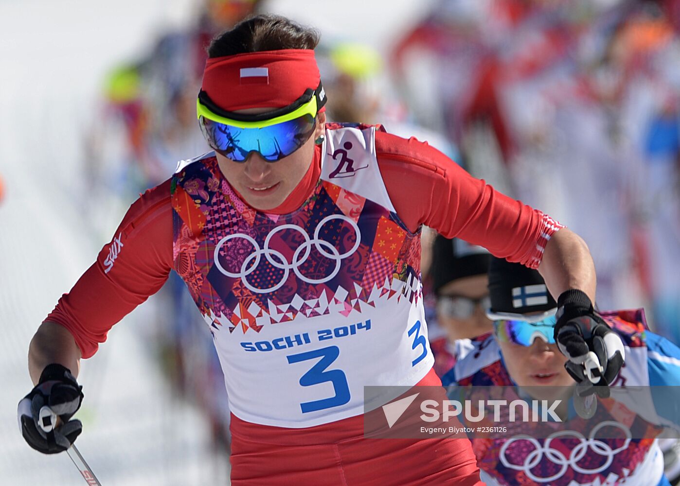 2014 Winter Olympics. Cross country skiing. Women. Skiathlon