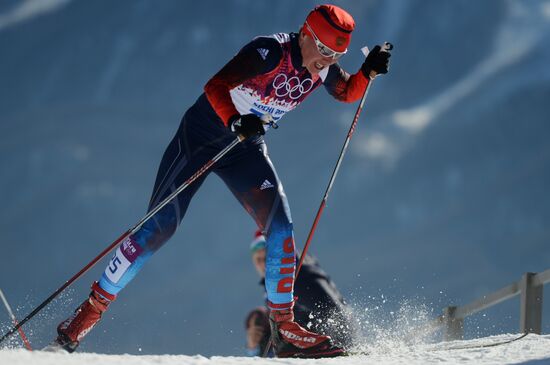 2014 Winter Olympics. Cross country skiing. Women. Skiathlon