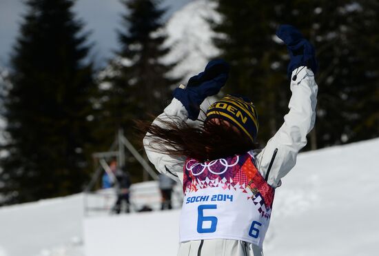 2014 Winter Olympics. Cross country skiing. Women. Skiathlon