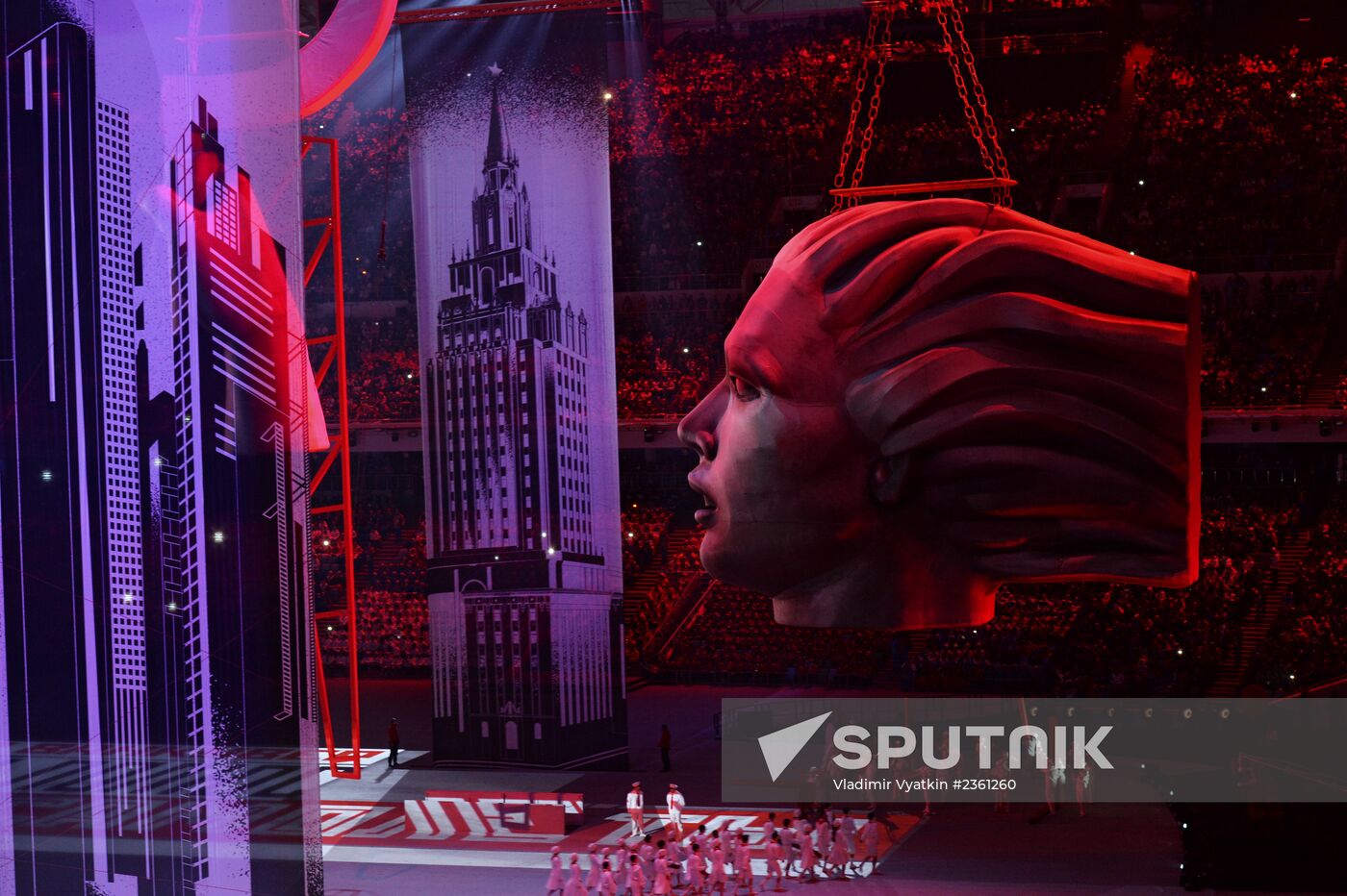 Opening ceremony of XXII Olympic Winter Games