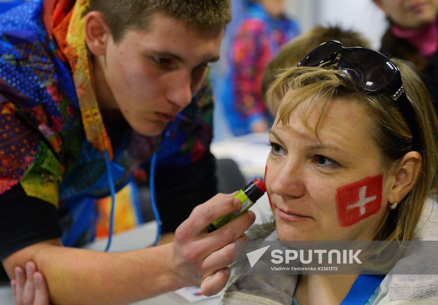 2014 Winter Olympics. Ice hockey. Women. Canada vs. Switzerland