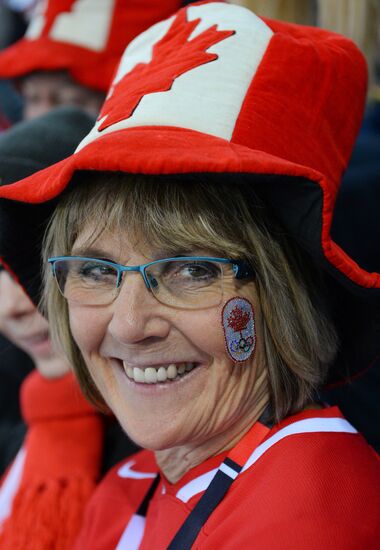 2014 Winter Olympics. Ice hockey. Women. Canada vs. Switzerland