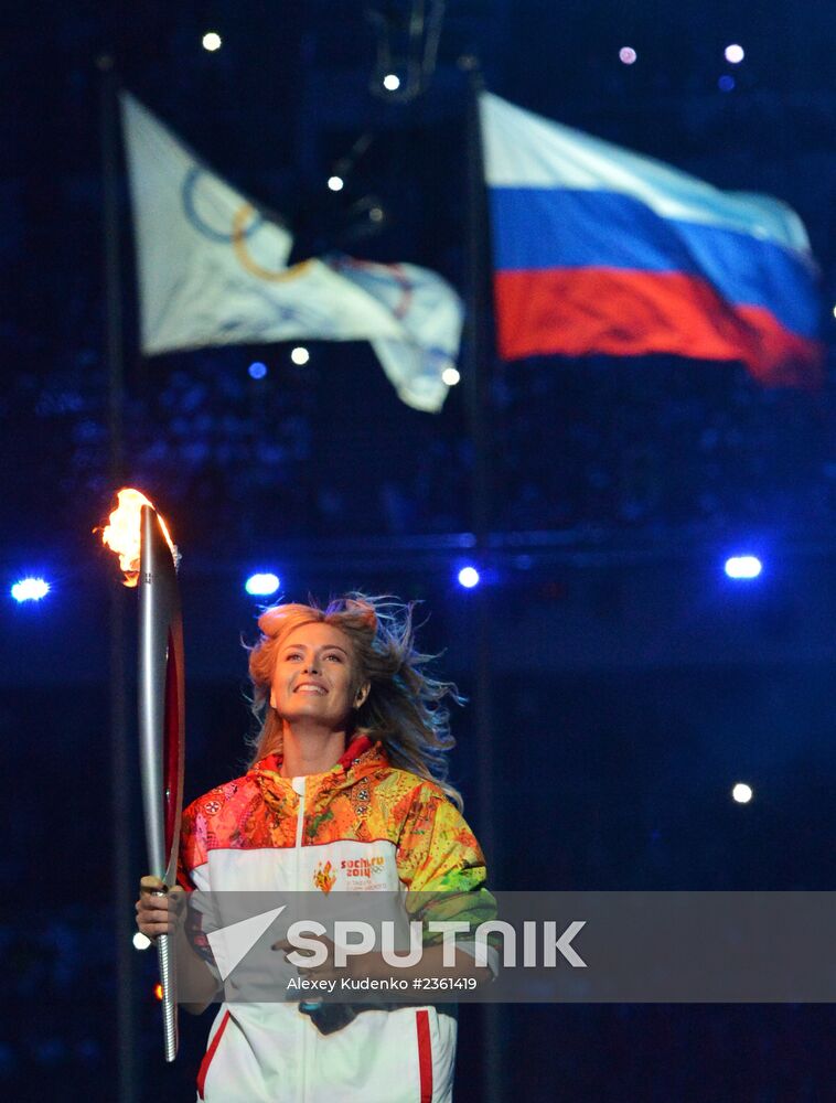 Opening ceremony of the XXII Olympic Winter Games