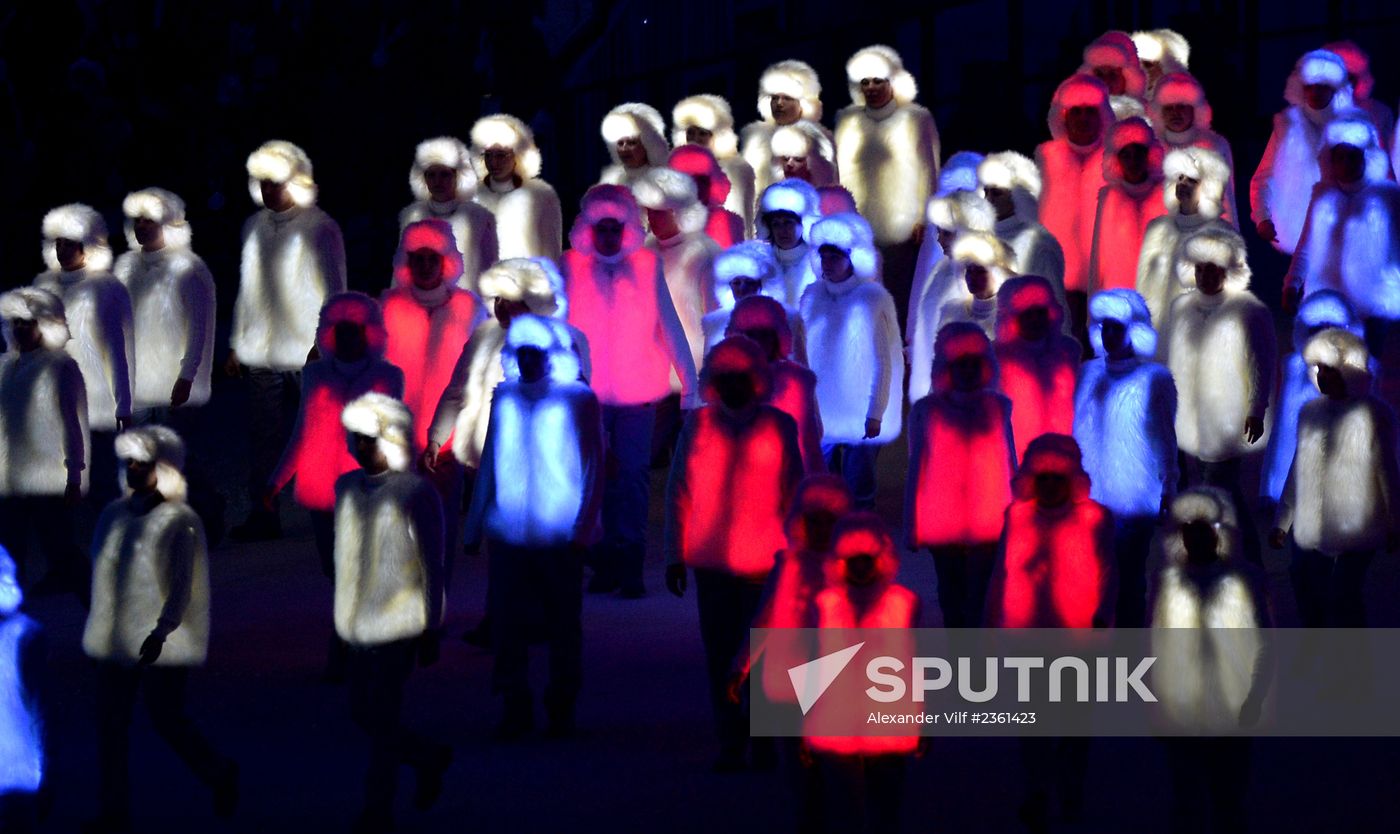 Opening ceremony of the XXII Olympic Winter Games