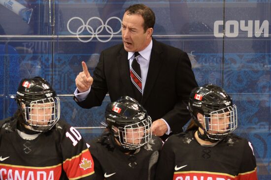 2014 Winter Olympics. Ice hockey. Women. Canada vs. Switzerland