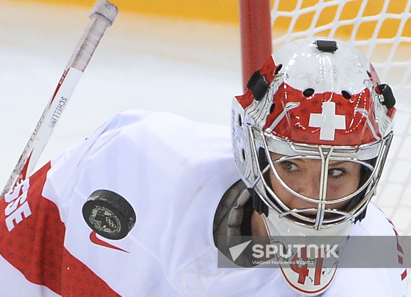 2014 Winter Olympics. Ice hockey. Women. Canada vs. Switzerland