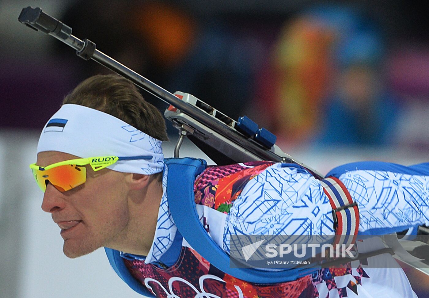 2014 Winter Olympics. Biathlon. Men. Sprint race