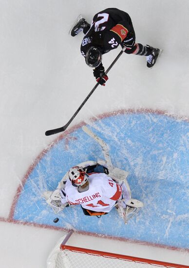 2014 Winter Olympics. Ice hockey. Women. Canada vs. Switzerland