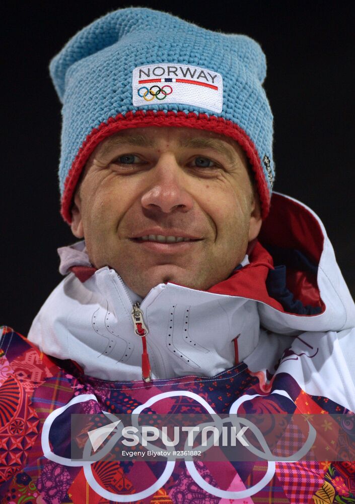 2014 Winter Olympics. Biathlon. Men. Sprint race