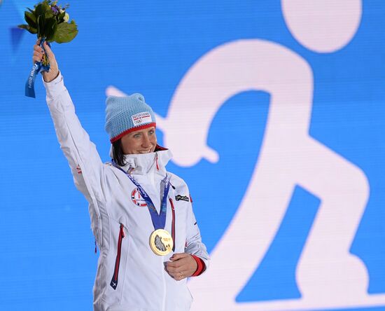 2014 Winter Olympics. Medal ceremony. Day One