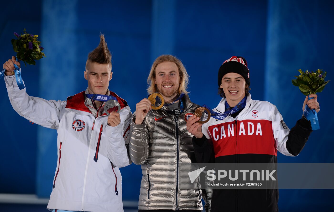 2014 Winter Olympics. Medal ceremony. Day One