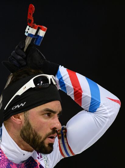 2014 Winter Olympics. Biathlon. Men. Sprint race