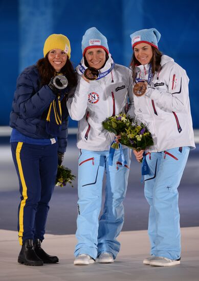 2014 Winter Olympics. Medal ceremony. Day One