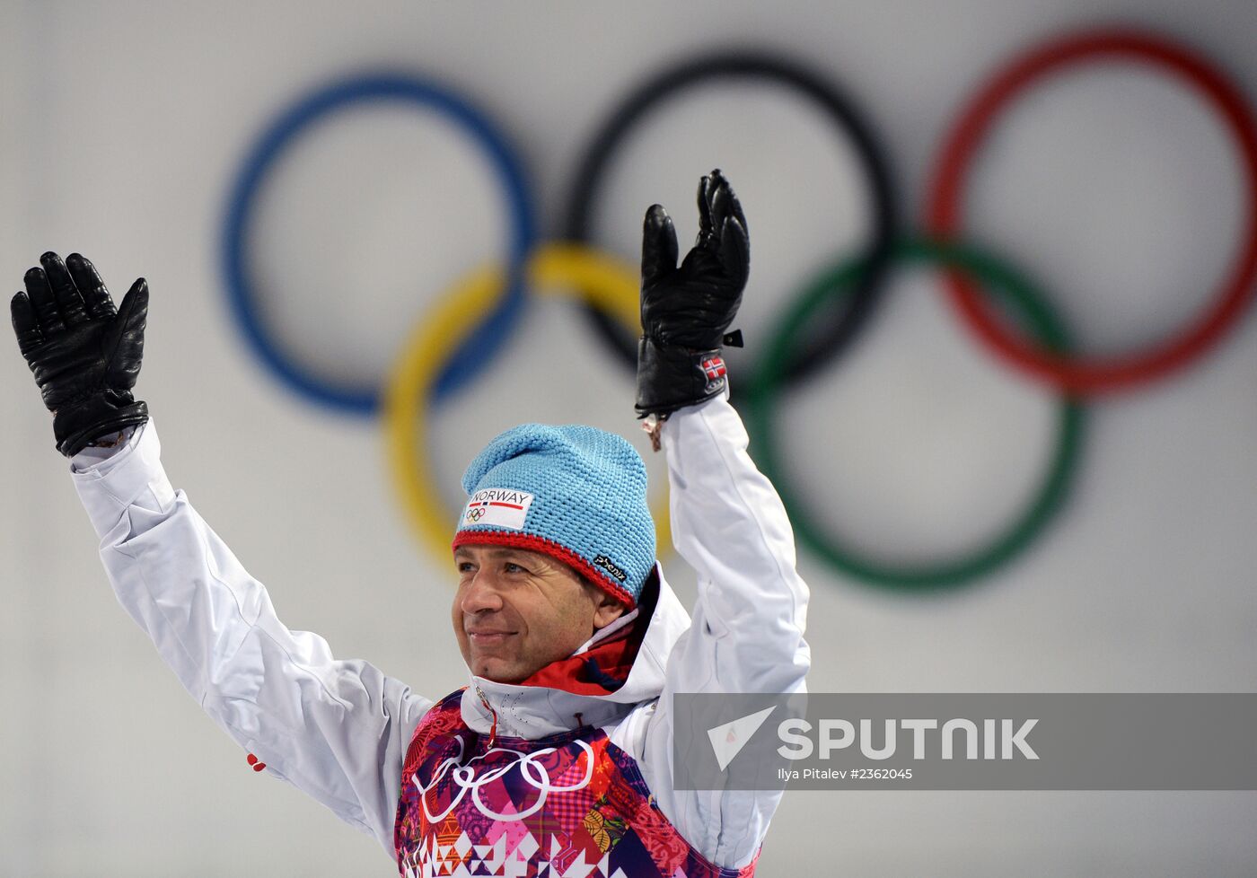 2014 Winter Olympics. Biathlon. Men. Sprint race
