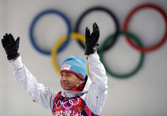 2014 Winter Olympics. Biathlon. Men. Sprint race